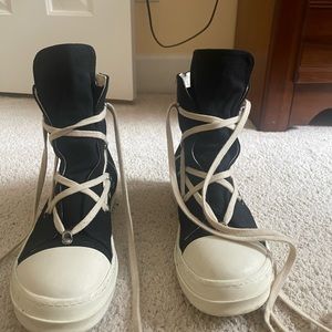 rick owens drkshdw hexagram ramones 45 EU